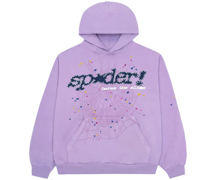 Sp5der Açaí Hoodie 'Purple'