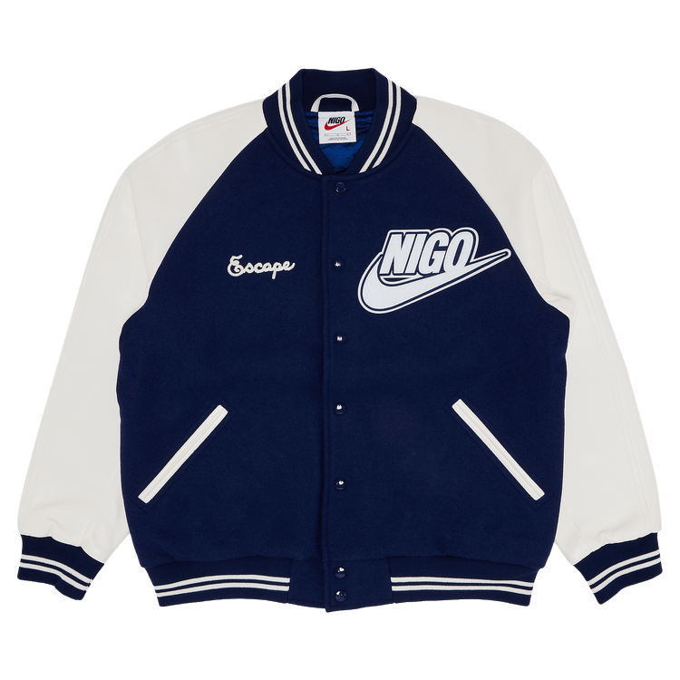 Nike x Nigo NRG Varsity Jacket Navy