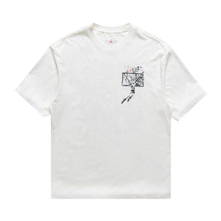 Air Jordan Brooklyn Oversized Graphic T-Shirt 'Sail/Off Black'