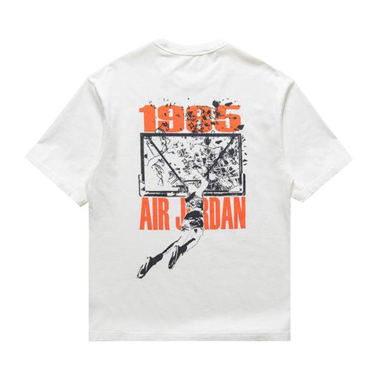 Air Jordan Brooklyn Oversized Graphic T-Shirt 'Sail/Off Black'