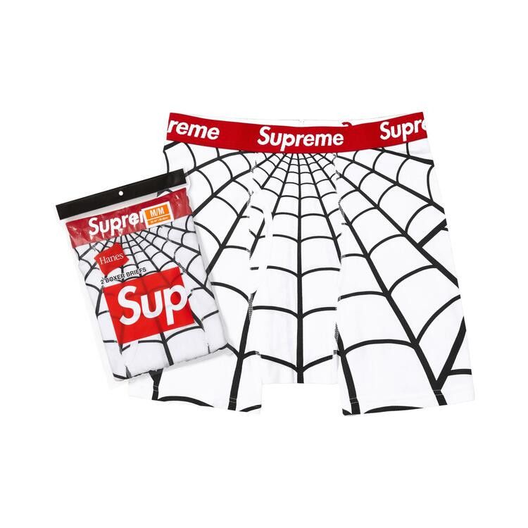 Supreme x Hanes Spider-Man Boxer Briefs (2 Pack) 'White'