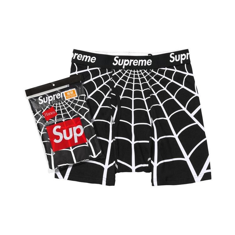 Supreme x Hanes Spider-Man Boxer Briefs (2 Pack) 'Black'