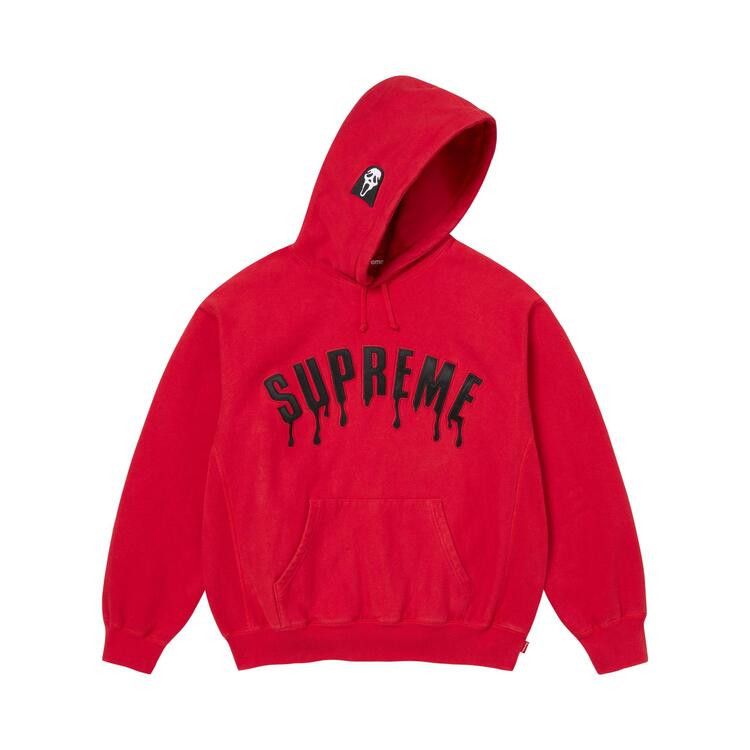 Supreme Ghostface Arc Hooded Sweatshirt 'Red'