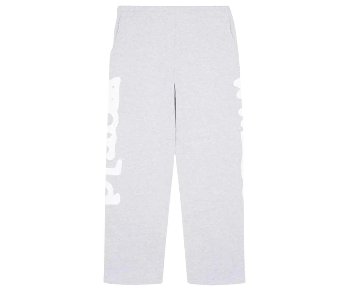 Sp5der Straight Leg Beluga Sweatpants Heather Grey