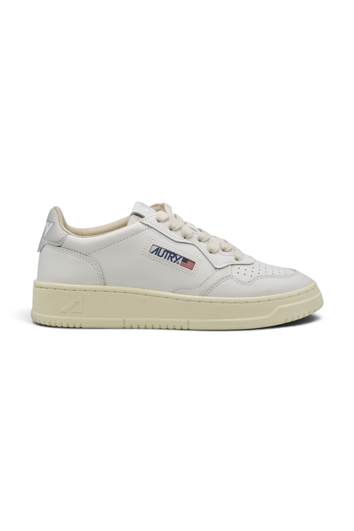 Autry Medalist Low White Silver (Women's)