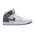 Jordan 1 Mid White Smoke Grey (Women's)