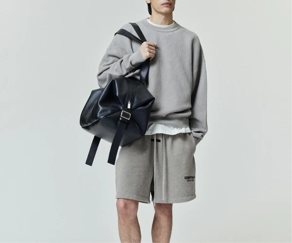 Fear of God Essentials 2024 Sweatshort 'Homestead Heather'