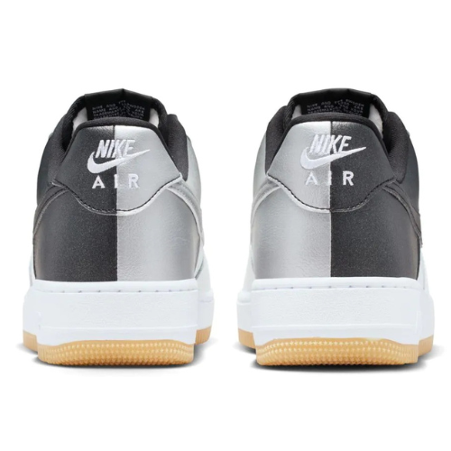 Nike Air Force 1 Low '07 LV8 White Black Metallic Silver