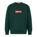 Supreme Box Logo Sweatshirt Green (FW22)