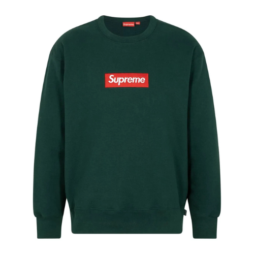 Supreme Box Logo Sweatshirt Green (FW22)