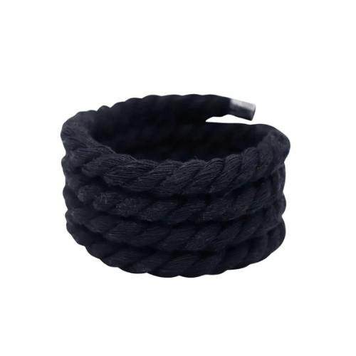 Rope Lace Black - 8mm