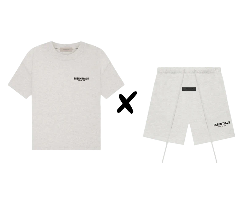 Fear of God Essentials (SS22) Light Oatmeal Summer Set