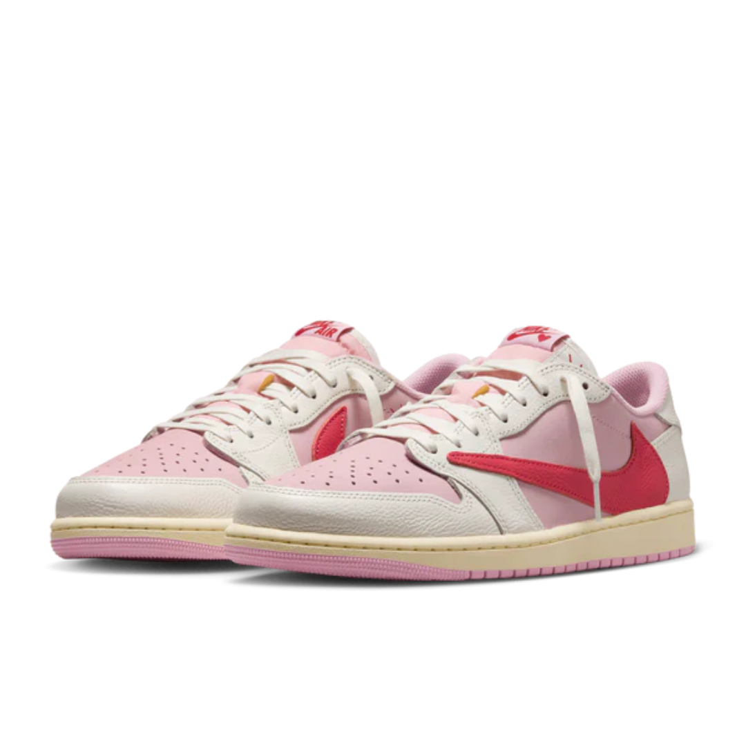 Jordan 1 Retro Low OG SP Travis Scott Sail Tropical Pink