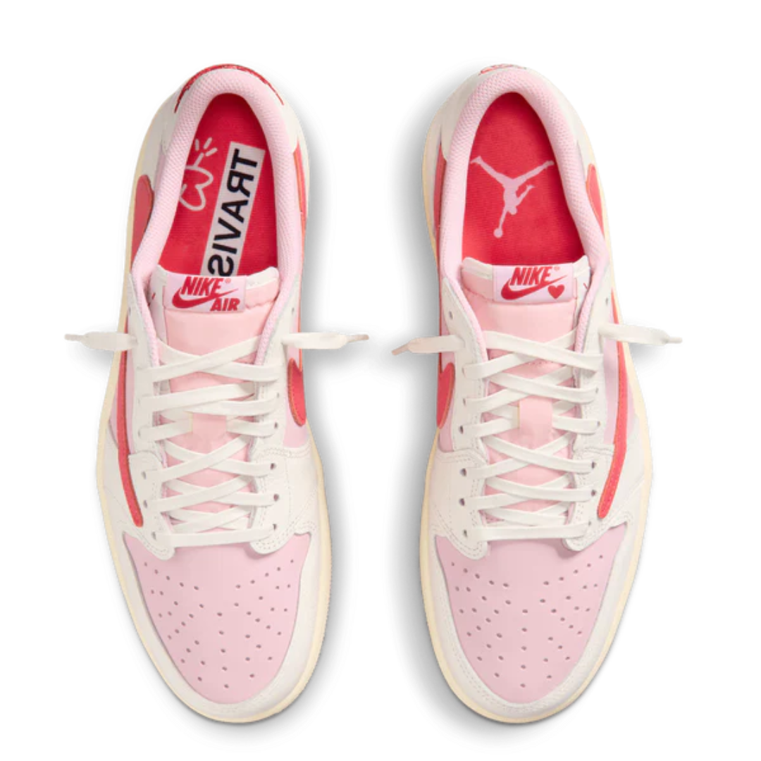 Jordan 1 Retro Low OG SP Travis Scott Sail Tropical Pink
