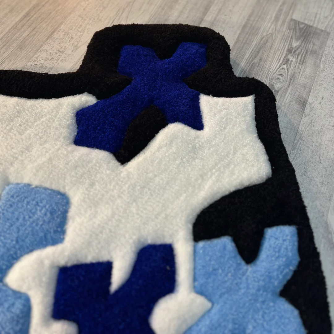 Blue Cross Rug