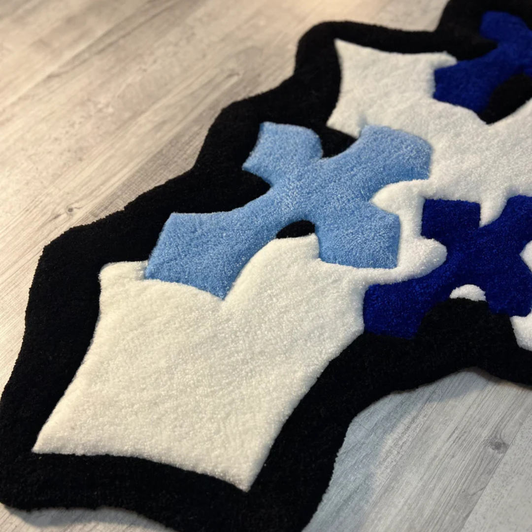 Blue Cross Rug