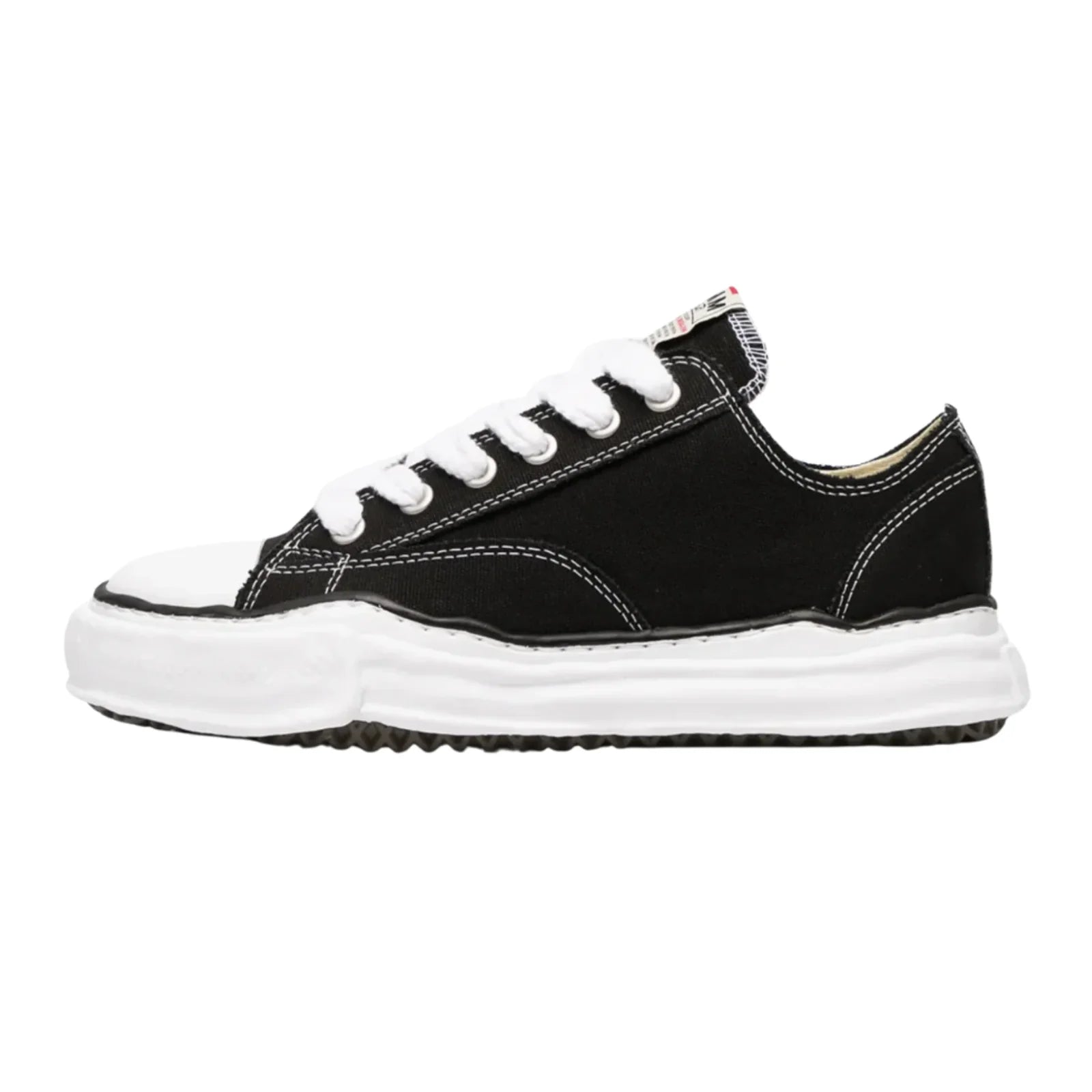 Maison Mihara Yasuhiro Peterson OG Sole Canvas Low Black