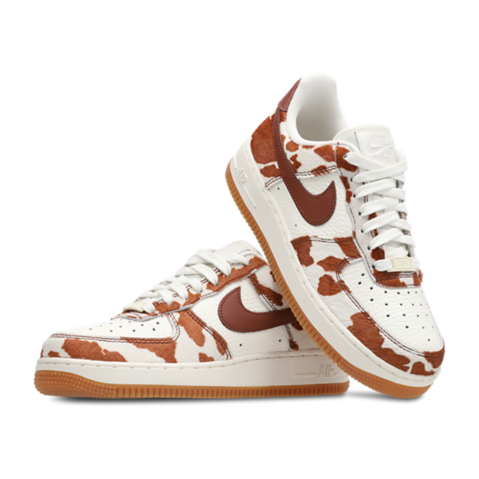 Nike Air Force 1 Low Cow Print Field Brown (Women's)