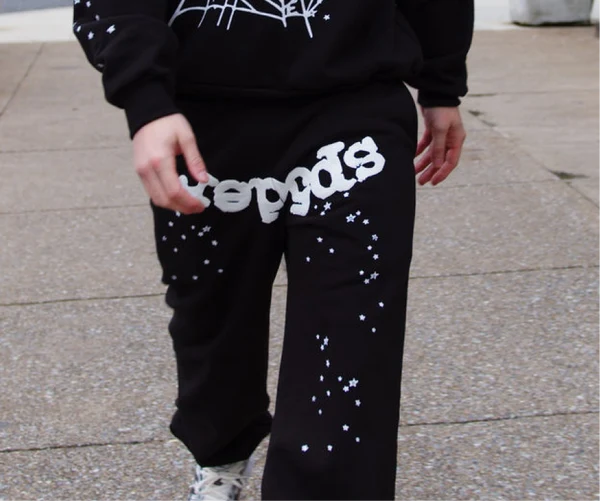 SP5DER OG WEB Black Sweatpants