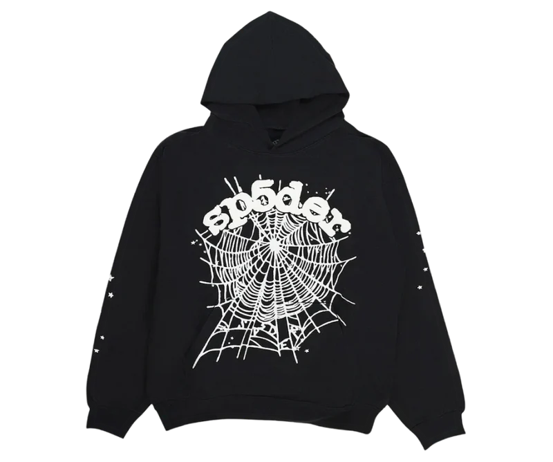 SP5DER OG WEB HOODIE BLACK