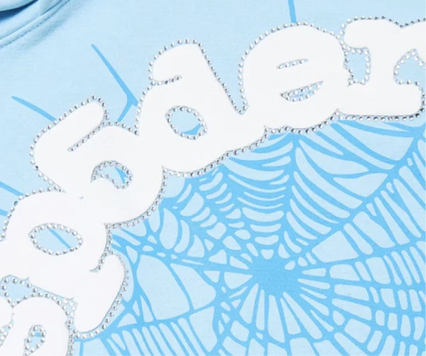 SP5DER Sky Hoodie Light Blue