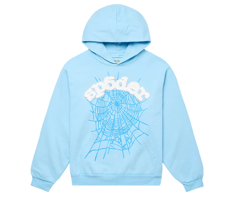 SP5DER Sky Hoodie Light Blue