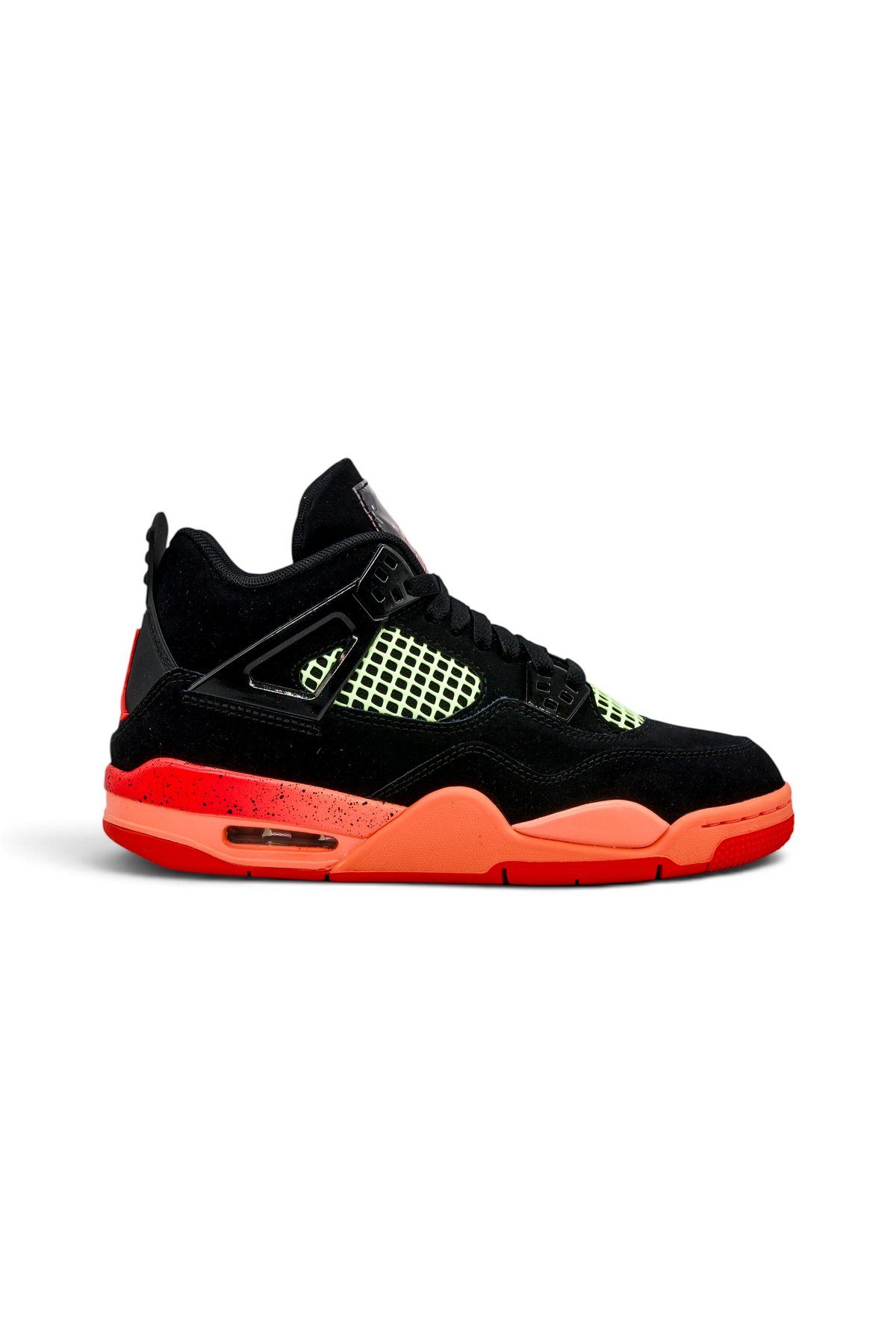 Jordan 4 Retro Black Infrared Barely Volt (GS)