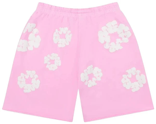 Denim Tears The Cotton Wreath Shorts Powder Pink