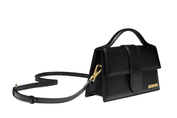 Jacquemus Le grand Bambino Crossbody Strap Handbag Black