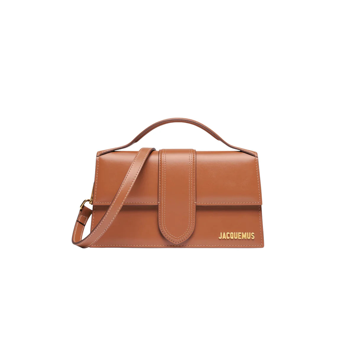 Jacquemus Le grand Bambino Crossbody Strap Handbag Light Brown