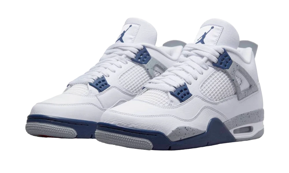 Air Jordan 4 Retro White Midnight Navy